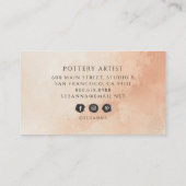 Carte De Visite Artiste de poterie (Dos)