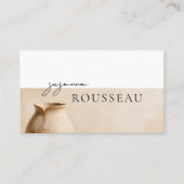 Carte De Visite Artiste de poterie moderne (Devant)