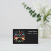 Carte De Visite Artiste de tatouage (Debout devant)
