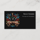 Carte De Visite Artiste de tatouage (Devant)