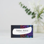 Carte de visite Artiste de tatouage (Debout devant)