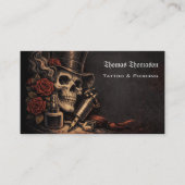 Carte De Visite Artiste de tatouage (Devant)