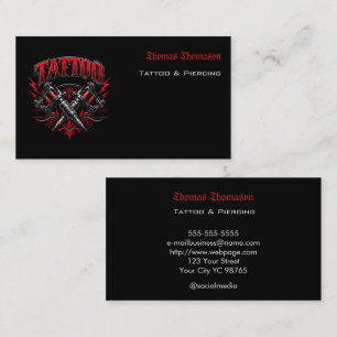 Carte De Visite Artiste de tatouage 