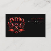 Carte De Visite Artiste de tatouage (Devant)