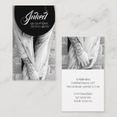 Carte De Visite Artiste de tatouage (Devant / Derrière)