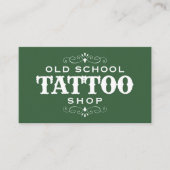 Carte De Visite Artiste de tatouage gras minimal (Devant)