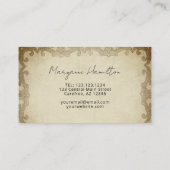 Carte De Visite Artiste De Tatouage Pognon Distressé (Dos)