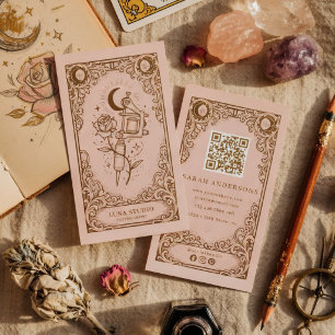 Carte De Visite Artiste de tatouage Studio de tatouage Celestial