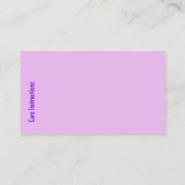 Carte De Visite Artiste de Yarn (Dos)