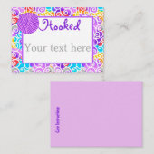 Carte De Visite Artiste du fil (Devant / Derrière)