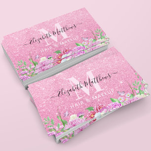 Carte De Visite Artiste du maquillage du salon de coiffure