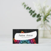 Carte De Visite Artiste du tatouage (Debout devant)