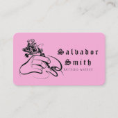 Carte De Visite Artiste du tatouage (Devant)