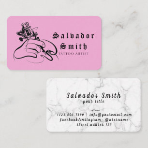 Carte De Visite Artiste du tatouage