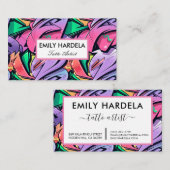 Carte De Visite Artiste du tatto (Devant / Derrière)