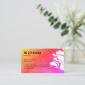 Carte De Visite Artiste (dynamique) (Debout devant)