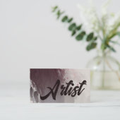 Carte De Visite Artiste élégant (Debout devant)