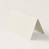 Carte De Visite Artiste en fibre de mouton debout (Dos)