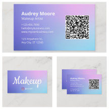 Artiste en Maquillage Minimaliste Code QR
