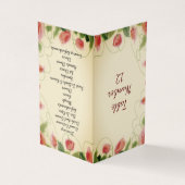 Carte De Visite Artiste Floral Designer (Extérieur)