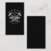 Carte De Visite Artiste Funny Artisans Humour (Devant / Derrière)