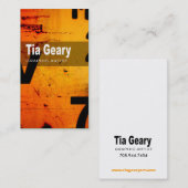 Carte de visite "artiste graphique " de (Devant / Derrière)