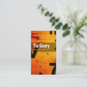 Carte de visite "artiste graphique " de (Debout devant)