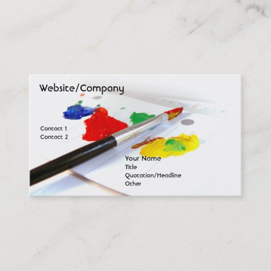 Carte De Visite Artiste inc. (Devant)