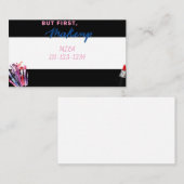 CARTE DE VISITE ARTISTE MAKEUO (Devant / Derrière)