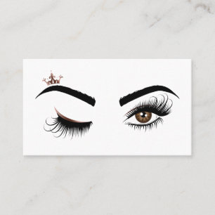 Carte De Visite Artiste maquillage Beauté Salon Lash Extension oei