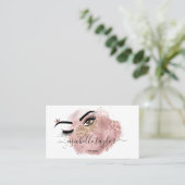Carte De Visite Artiste maquillage Beauté Salon Lash Extension oei (Debout devant)