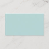Carte De Visite Artiste Maquillage Code QR Bleu (Dos)