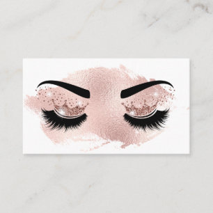 Carte De Visite Artiste maquillage Crown Lashes Beauté Salon Exten