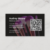 Carte De Visite Artiste maquillage de beauté (Devant)
