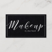 Carte De Visite Artiste maquillage de calligraphie moderne (Devant)