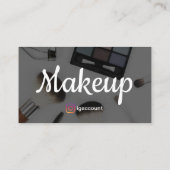 Carte De Visite Artiste maquillage de design (Dos)