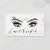 Carte De Visite Artiste maquillage de luxe Beauté Lash Extension o (Devant)
