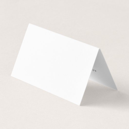 Carte De Visite Artiste maquillage de nom de script (Dos)