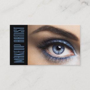 Carte De Visite Artiste Maquillage Des Yeux Salon De Cosmétologie