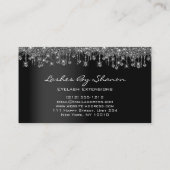 Carte De Visite Artiste maquillage Eyelash Black Drids Logo Diamon (Dos)