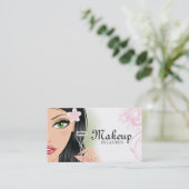 Carte De Visite Artiste maquillage Eyelash Curler rose (Debout devant)