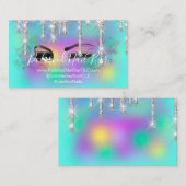 Carte De Visite Artiste maquillage Eyelash Lashes Holographique Ey (Devant / Derrière)
