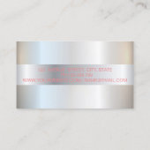 Carte De Visite Artiste maquillage, Faux Lashes (Dos)