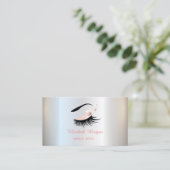 Carte De Visite Artiste maquillage, Faux Lashes (Debout devant)