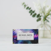 Carte De Visite Artiste maquillage Galaxie moderne #5 (Debout devant)