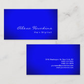 Carte De Visite Artiste maquillage moderne de la gamme de cheveux (Devant / Derrière)