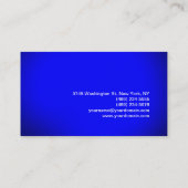 Carte De Visite Artiste maquillage moderne de la gamme de cheveux (Dos)