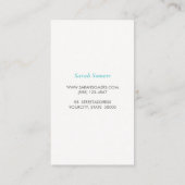 Carte De Visite Artiste maquillage moderne Gold Faux Sparkly Sequi (Dos)