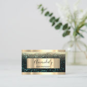 Carte De Visite Artiste maquillage professionnel Planificateur d'é (Debout devant)