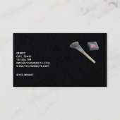 Carte De Visite Artiste maquillage Salon de beauté (Dos)